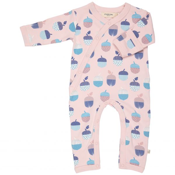 Organics Pink Acorn Romper